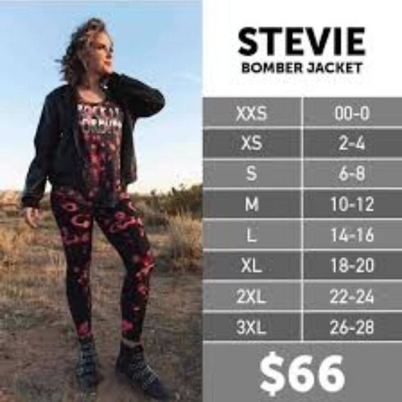 LuLaRoe Elegant Mermaid Bright Rainbow Sequins Stevie Bomber Jacket - Picture 4 of 6